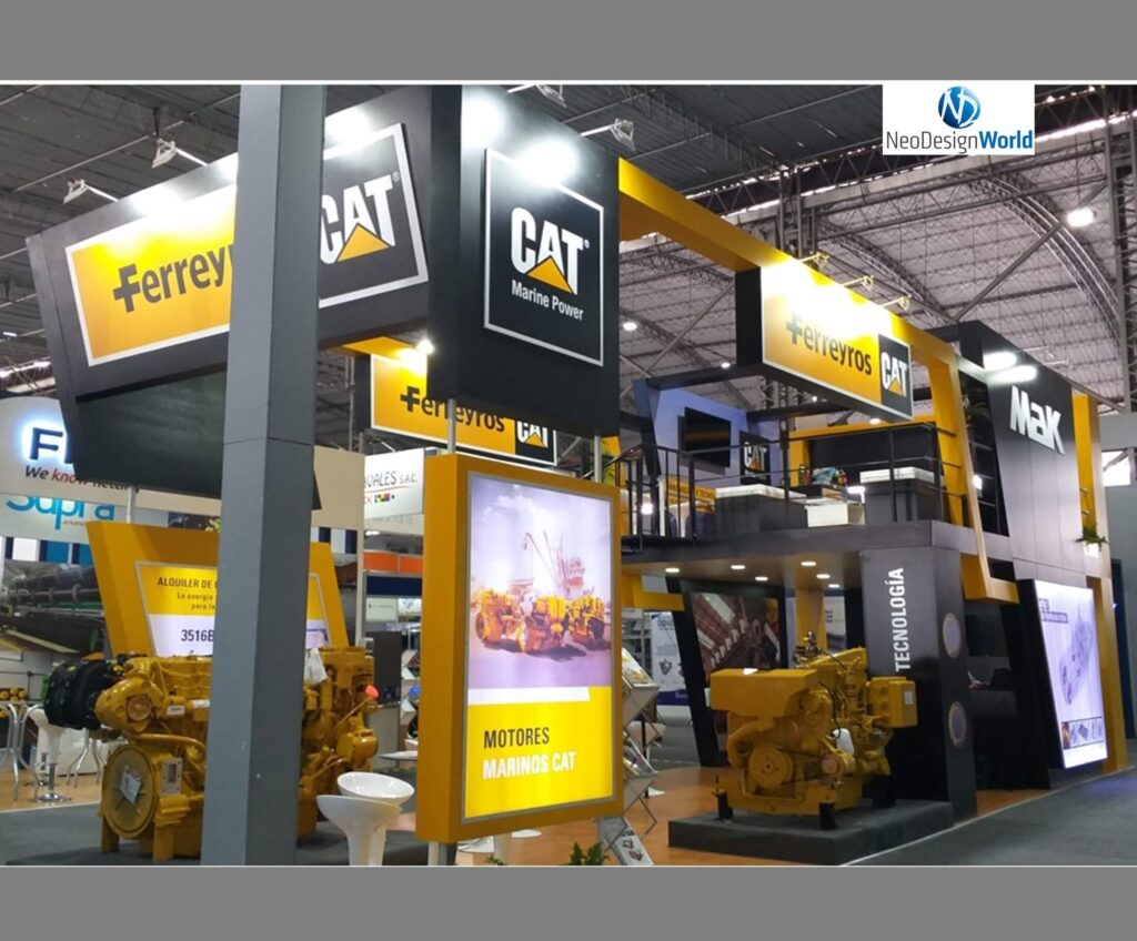 custom trade show exhibits- booth desing neodesignworld- h Cat