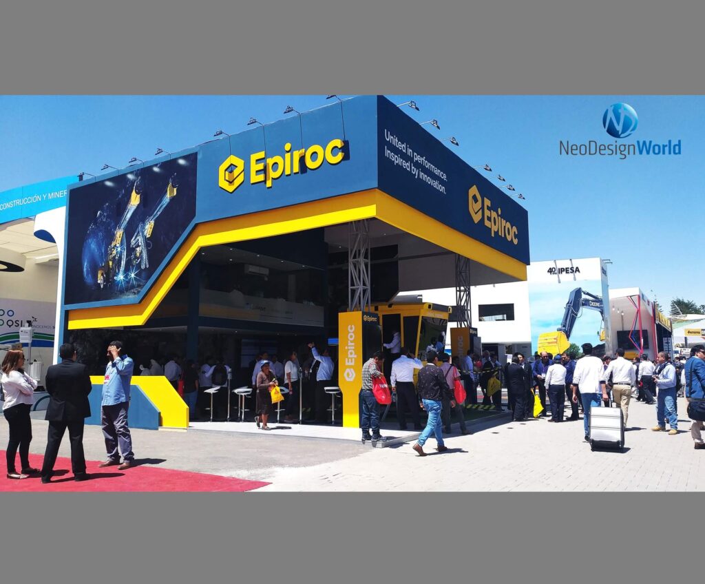custom trade show exhibits- booth desing neodesignworld- h Epiroc