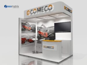 modular booth neomatrix 3 comeco