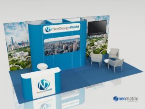 modular booths neomatrix nworld 6 6x3 chicago