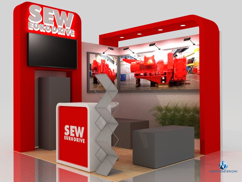 Cotización para diseño y construcción de stand 3x3