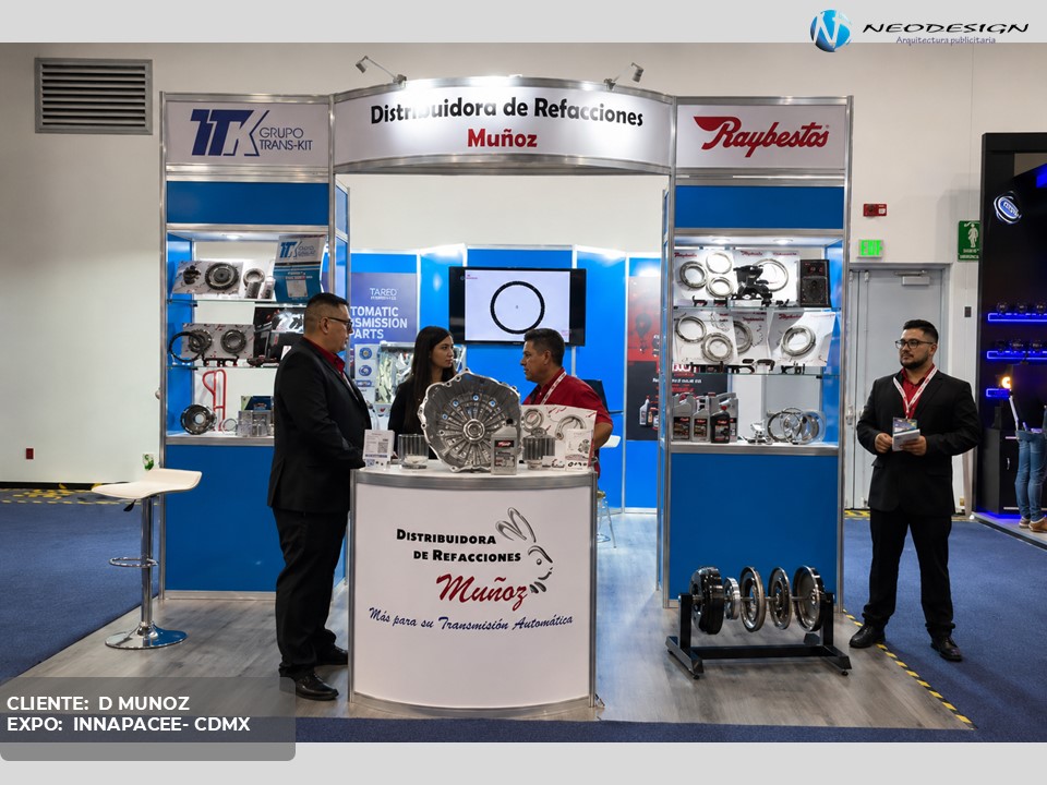 stand modular basico para exhibir productos cabecera peninsula