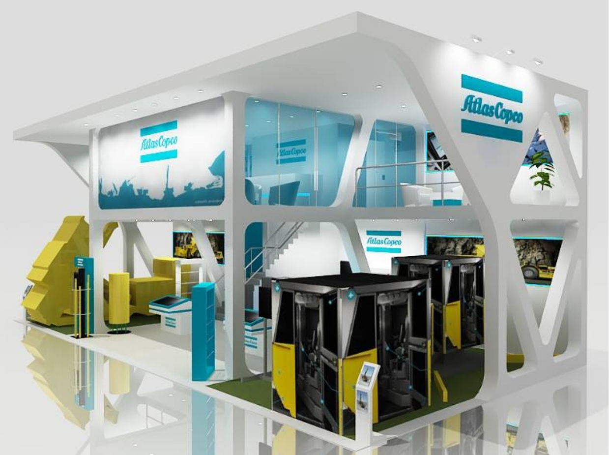 stands de dos pisos ecologico tecnologico mexico